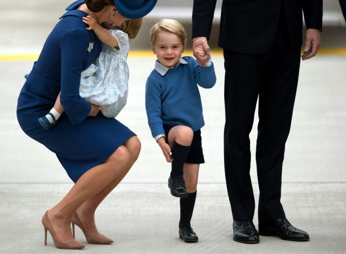 Kate Middleton ir princas George